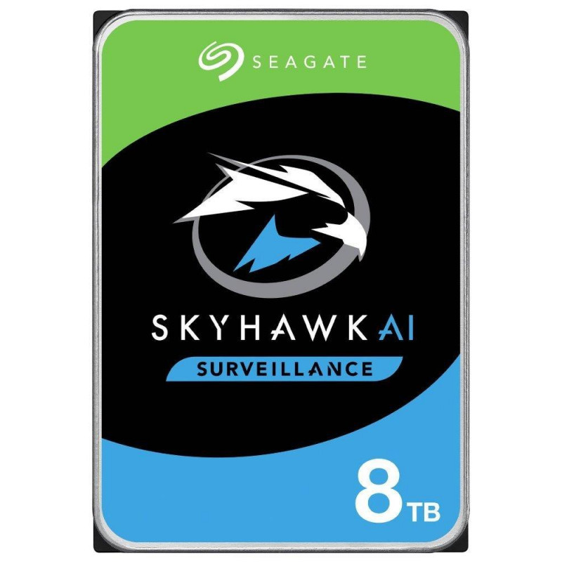 Dysk SEAGATE SkyHawk™ AI 8TB ST8000VE001 7200 256MB SATA III NAS
