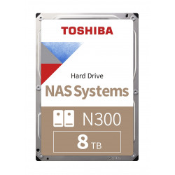 Dysk Toshiba N300 HDWG480EZSTA 3,5' 8TB SATA 7200 256MB NAS