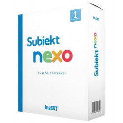 Oprogramowanie InsERT - Subiekt nexo - 1 st.