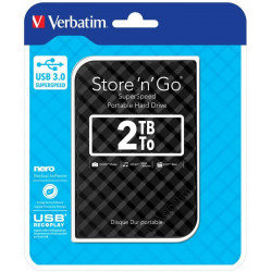 Dysk zewnętrzny Verbatim 2TB Store 'n' Go 2.5" czarny USB 3.1 Gen2