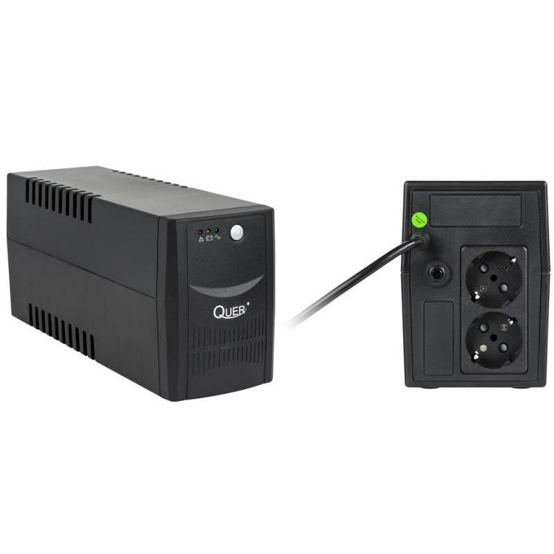 Zasilacz awaryjny UPS Quer Micropower 800 (offline, 800VA / 480W / 2xSCHUKO)