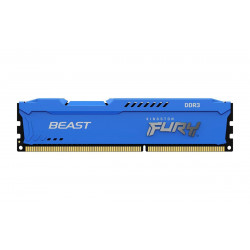 Pamięć DDR3 Kingston Fury Beast 4GB (1x4GB) 1866MHz CL10 1,5V niebieska