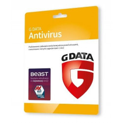 Oprogramowanie GDATA Antivirus 3PC 2lata karta-klucz