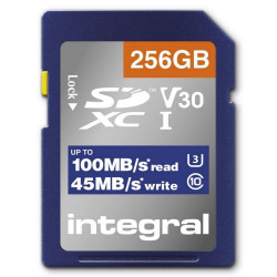 Karta pamięci SDXC INTEGRAL High Speed V30 UHS-I U3 256GB