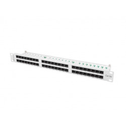 Patch panel Lanberg PPU5-1048-S 48 port 1U kat.5e szary