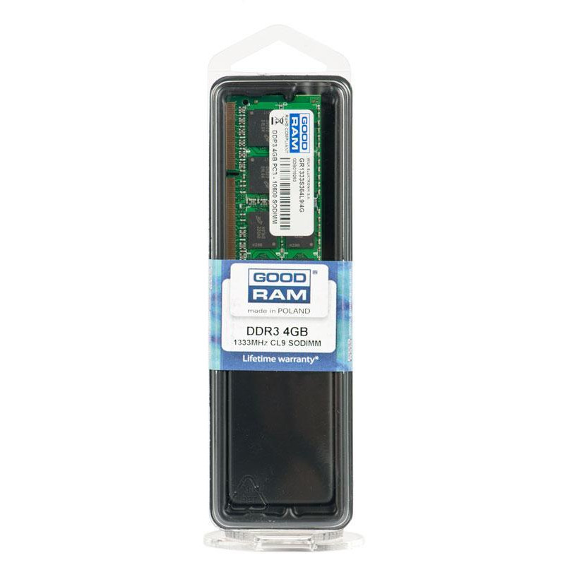 Pamięć SODIMM DDR3 GOODRAM 8GB/1333MHz PC3-10600