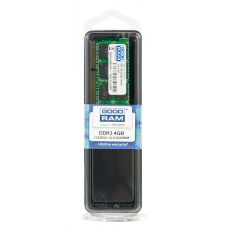 Pamięć SODIMM DDR3 GOODRAM 8GB/1333MHz PC3-10600