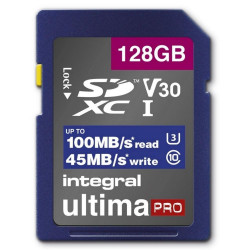 Karta pamięci SDXC INTEGRAL High Speed V30 UHS-I U3 128GB
