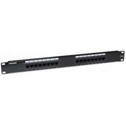 Patch panel Intellinet 1U Rack 19" UTP Cat5e 16-portowy