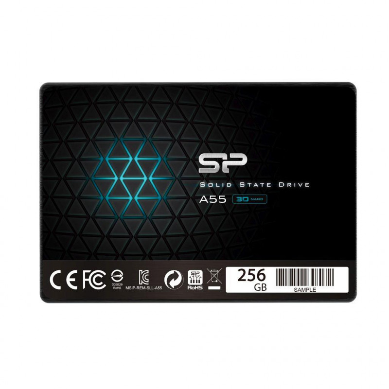 Dysk SSD Silicon Power A55 256GB 2.5" SATA3 (550/450) 3D NAND, 7mm