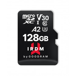 Karta pamięci microSDHC GOODRAM 128GB IRDM-A2 UHS + adapter