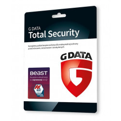 Oprogramowanie GDATA Total Security 1PC 1rok karta-klucz