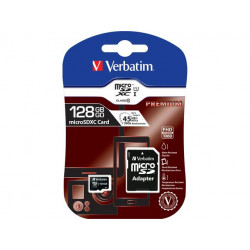 Karta pamięci MicroSDXC Verbatim 128GB Class 10 + adapter