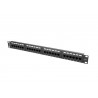 Patch panel Lanberg PPU6-1024-B 24 port 1U kat.6 czarny