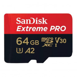 Karta pamięci MicroSDXC SanDisk EXTREME PRO 64GB 200/90 MB/s A2 C10 V30 UHS-I U3