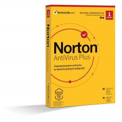 Oprogramowanie NORTON Antivirus Plus 2GB PL 1 użytkownik, 1 urządzenie, 1 rok