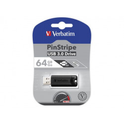 Pendrive Verbatim 64GB PinStripe USB 3.0