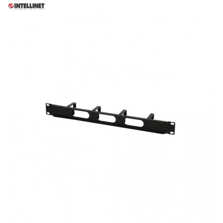 Organizer Kabli Intellient Rack 19" 1U 4x48mm, czarny