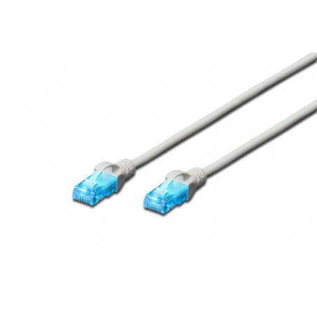 Patchcord DIGITUS UTP kat. 5e 30m PVC szary