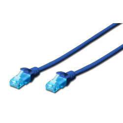 Patchcord DIGITUS UTP kat. 5e 30m PVC niebieski