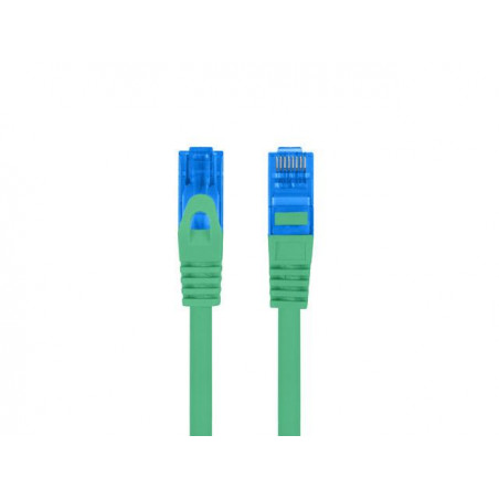 Patchcord Lanberg S/FTP kat.6A 10m LSZH CCA fluke passed zielony