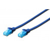 Patchcord DIGITUS UTP kat. 5e 20m PVC niebieski