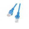 Patchcord Lanberg UTP kat.5e 0,5m niebieski 10-Pack