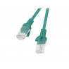 Patchcord Lanberg UTP kat.5e 0,5m zielony 10-Pack