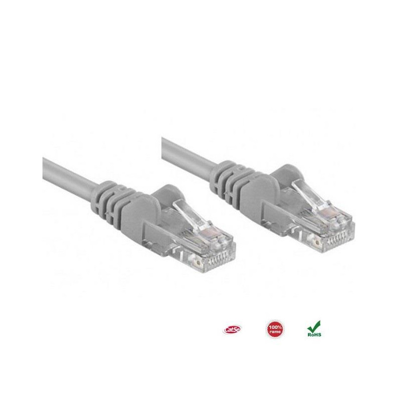 PatchCord 100% miedź Intellinet Cat.5e UTP, 5m, szary