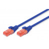 Patchcord DIGITUS UTP kat. 6 10m PVC niebieski