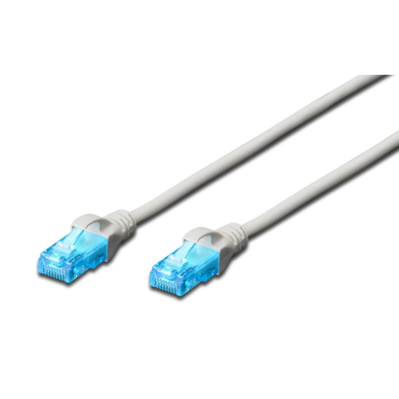 Patchcord DIGITUS UTP kat. 5e 15m PVC biały