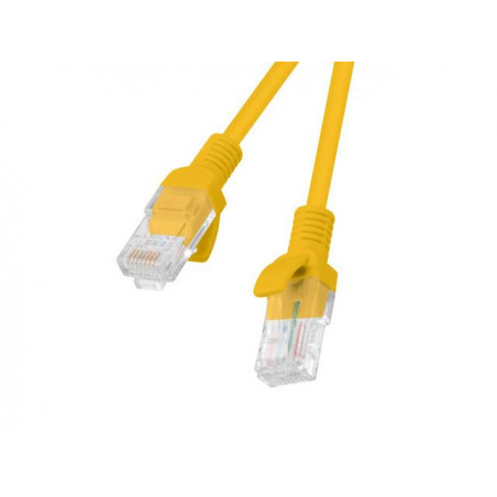 Patchcord Lanberg UTP kat.5e 15m pomarańczowy