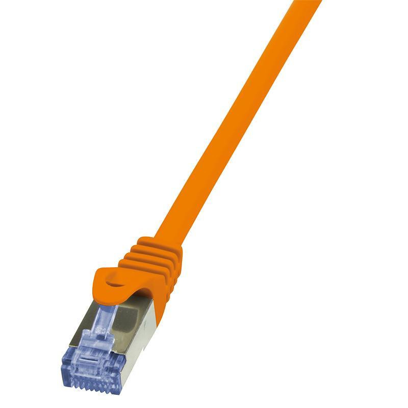 Patchcord LogiLink CQ3048S Cat.6A S/FTP 1,5m pomarańczowy