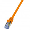 Patchcord LogiLink CQ3048S Cat.6A S/FTP 1,5m pomarańczowy