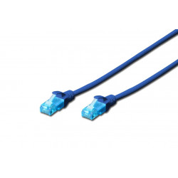 Patchcord DIGITUS UTP kat. 5e 10m PVC niebieski