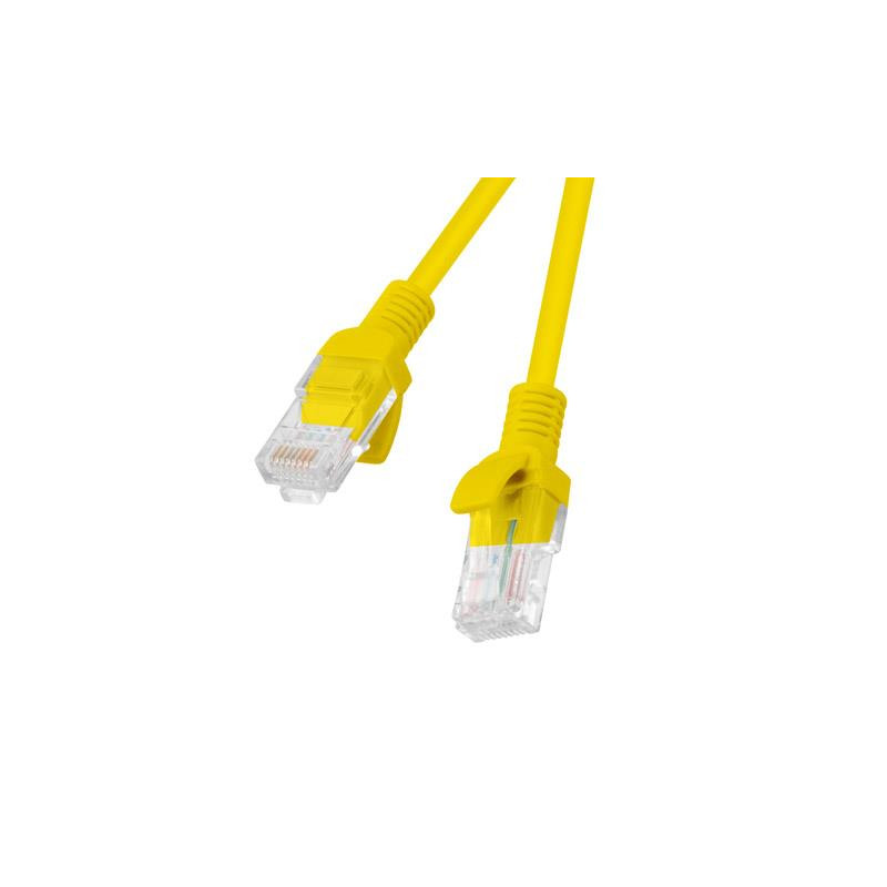 Patchcord Lanberg UTP kat.6 5m żółty