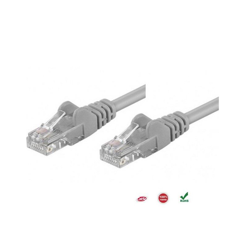 PatchCord 100% miedź Intellinet Cat.5e UTP, 2m, szary