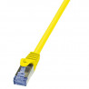 Patchcord LogiLink CQ3037S Cat.6A S/FTP 1m żółty