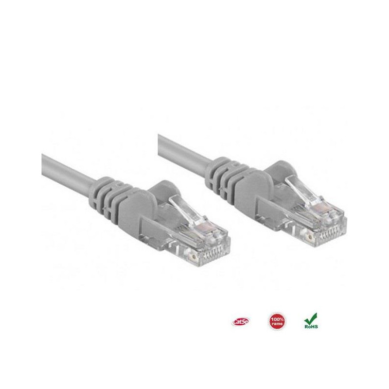 PatchCord 100% miedź Intellinet Cat.5e UTP, 0,5m, szary