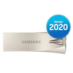 Pendrive Samsung BAR Plus 2020 128GB USB 3.1 Flash Drive 400 MB/s Champaign Silver