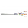 Kabel teleinformatyczny instalacyjny DIGITUS kat.5e, F/UTP, Eca, drut, AWG 24/1, PVC, 305m, szary, karton