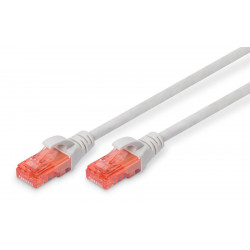 Patchcord DIGITUS UTP kat. 6 20m PVC szary