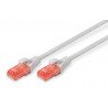 Patchcord DIGITUS UTP kat. 6 15m PVC szary