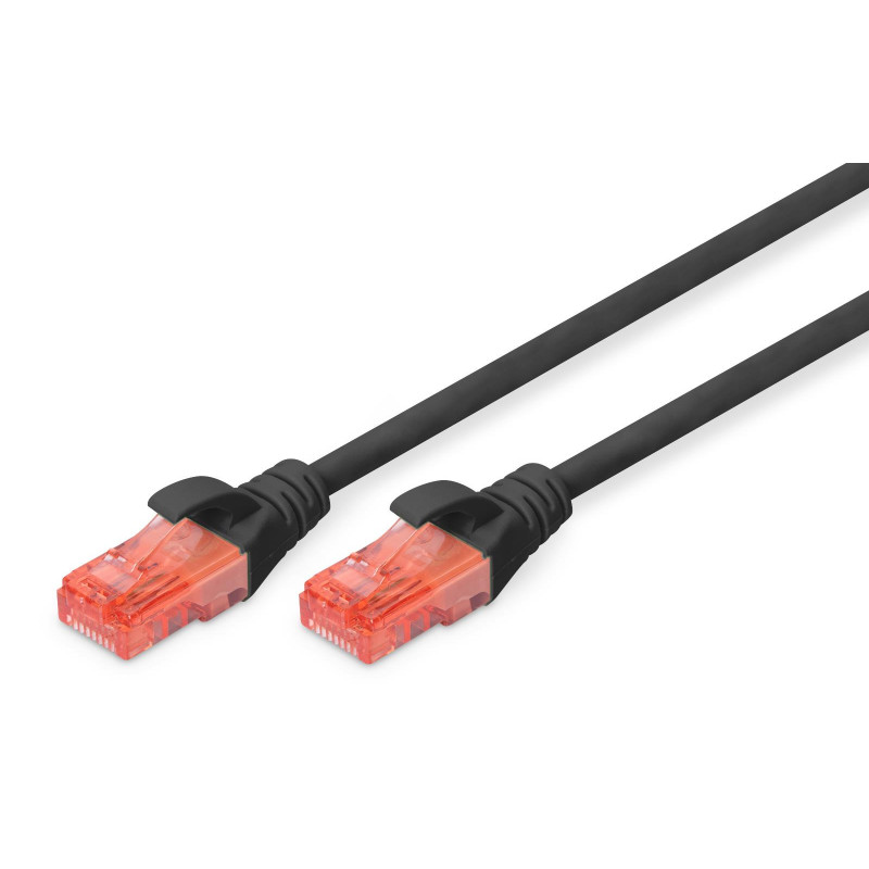 Patchcord DIGITUS UTP kat. 6 2m PVC czarny