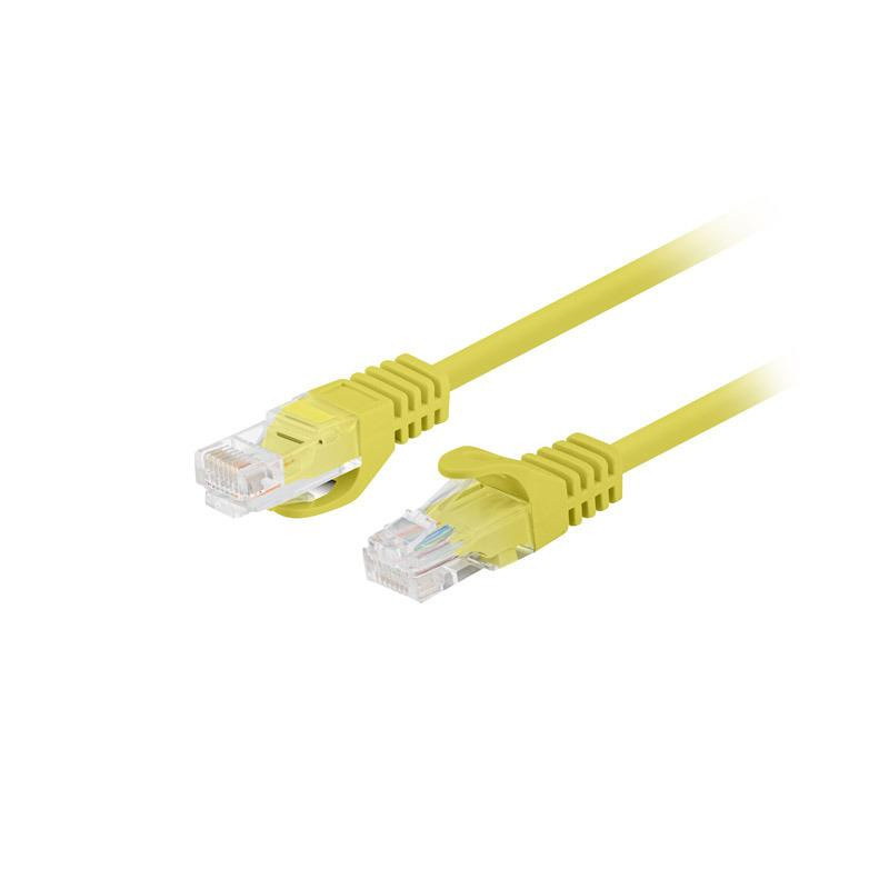 Patchcord Lanberg UTP kat.6 2m żółty 10-Pack