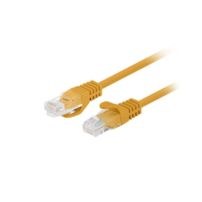 Patchcord Lanberg UTP kat.5e 0,25m pomarańczowy 10-Pack