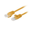 Patchcord Lanberg UTP kat.5e 0,25m pomarańczowy 10-Pack