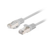 Patchcord Lanberg FTP kat.6 0,5m szary 10-pack