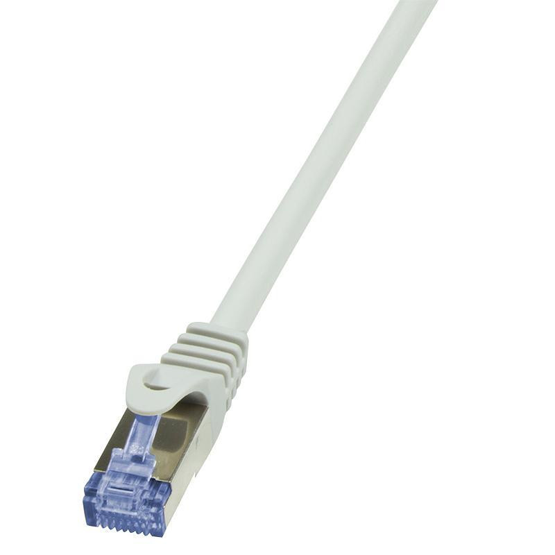 Patchcord LogiLink CQ3022S Cat.6A S/FTP 0,50m szary