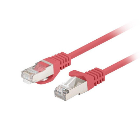 Patchcord Lanberg FTP kat.6 0,5m czerwony 10-pack